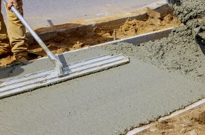Contractor Filling Formwork