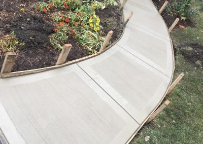 concrete walkway design