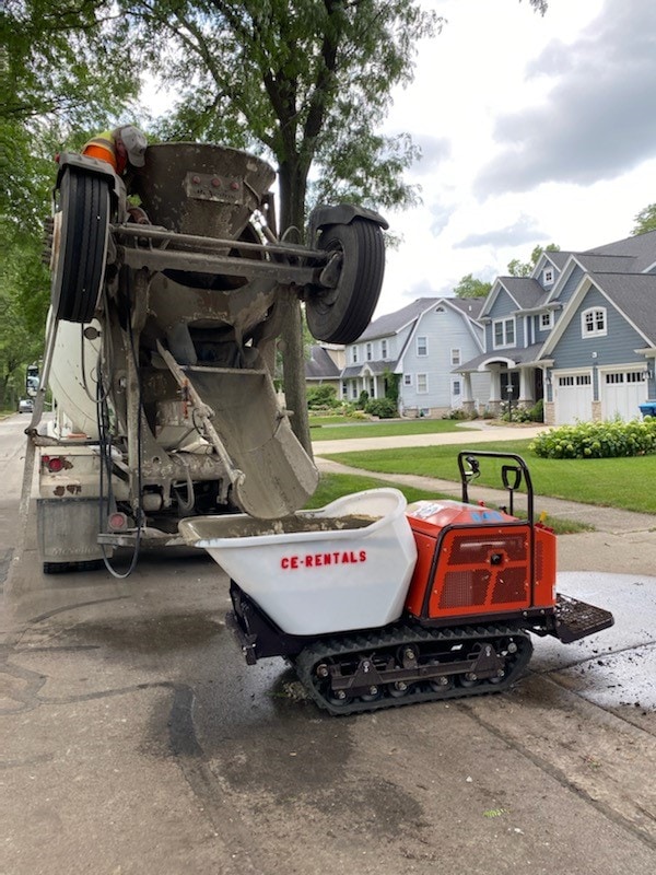 Concrete pouring