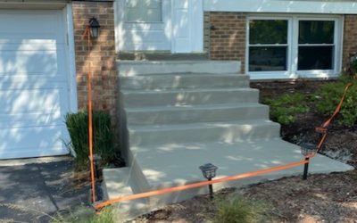 Concrete Stoop Overlay in Lombard