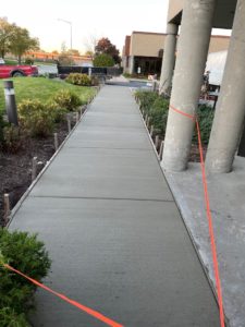 Commercial Concrete sidewalk install in Wood Dale Illinios