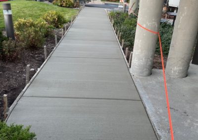 Commercial Concrete sidewalk install in Wood Dale Illinios