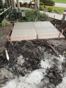 Commercial Concrete pour in Wood Dale, Illinois